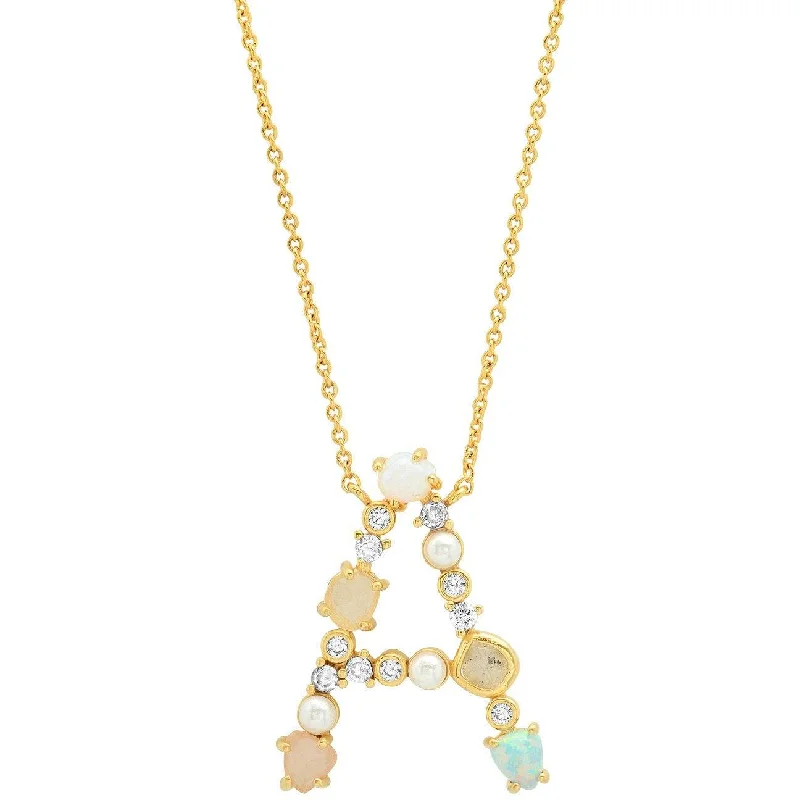 Shop Dazzling Jewelry With Special Promotional Discounts TAI STONE MONOGRAM PENDANT
