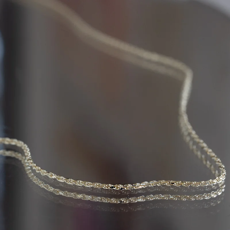 Exclusive Jewelry Bundles At Discounted Rates The Boyfriend Rope Chain Necklace | 14K Yellow Gold