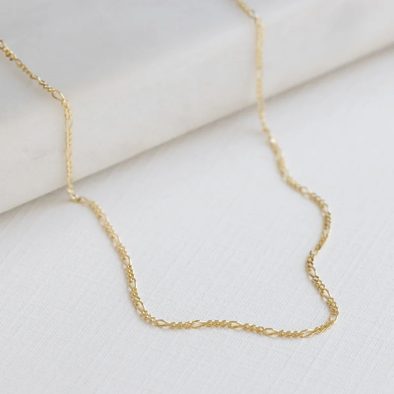 Get The Jewelry You Love At A Price You Love The Figaro Chain Necklace | 14K Yellow Gold