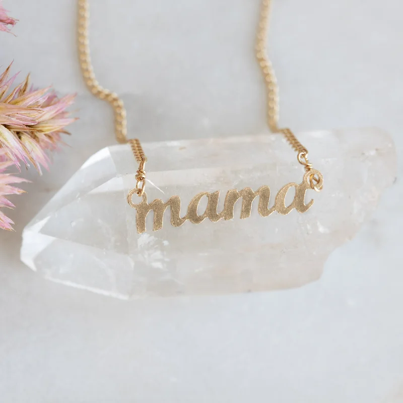 Exclusive Jewelry Sale – Shine For Less The Mama Necklace | Yellow Gold Filled