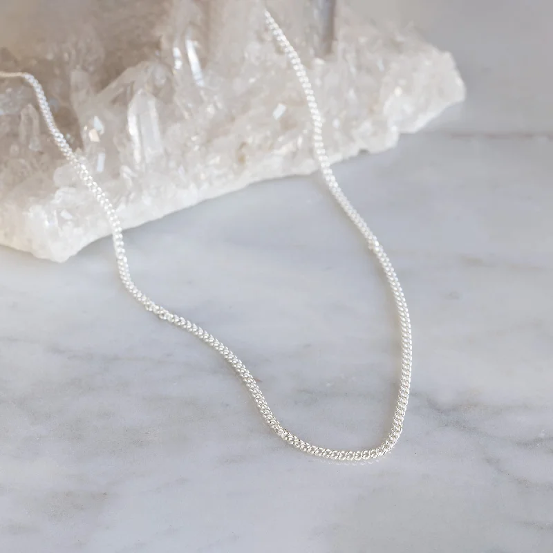 Shop Stylish Jewelry Now And Save Big The Men's Curb Chain Necklace | Sterling Silver