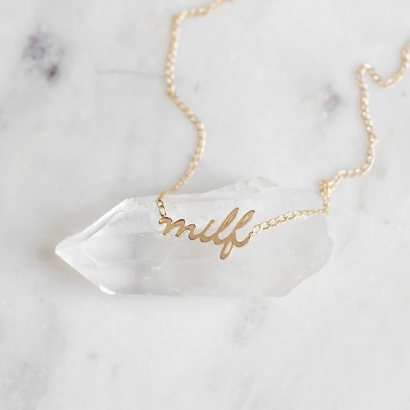 Once-A-Year Jewelry Sale – Grab Your Favorites Now The Milf Necklace | Yellow Gold Filled
