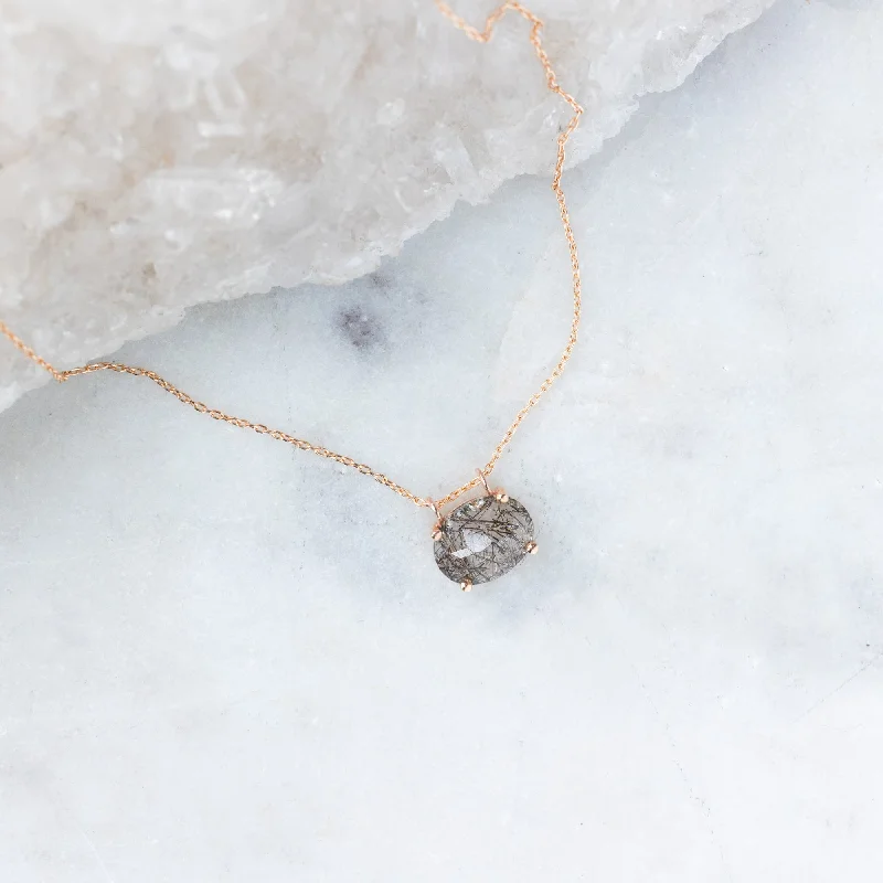 Limited-Time Jewelry Sale – Elegant Styles At Less The Tourmaline in Quartz Necklace | 10K Rose Gold