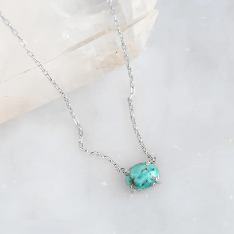 Shop Jewelry That Shines Without The High Price The Turquoise Necklace | Sterling Silver