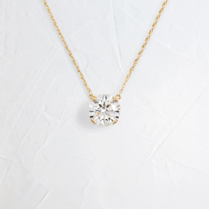 The Perfect Jewelry Piece At The Perfect Price Threaded Necklace, 2.11ct. Round Cut - In Stock