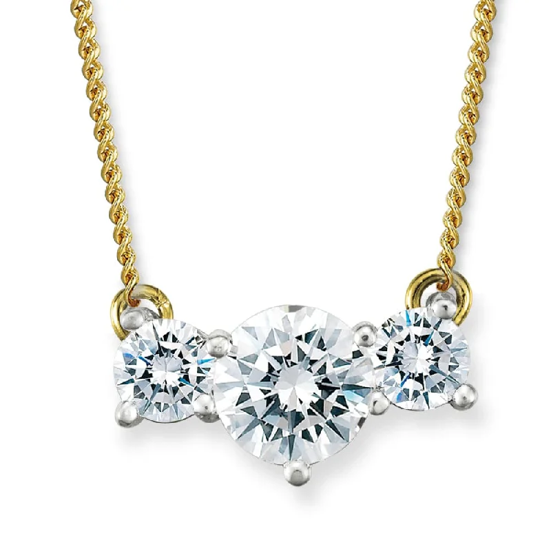 Personalized Jewelry At Special Discount Rates Trilogy 16 inch Necklace