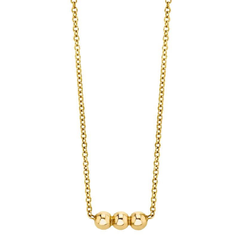 Once-A-Year Jewelry Sale – Grab Your Favorites Now Dainty Trio Ball Necklace