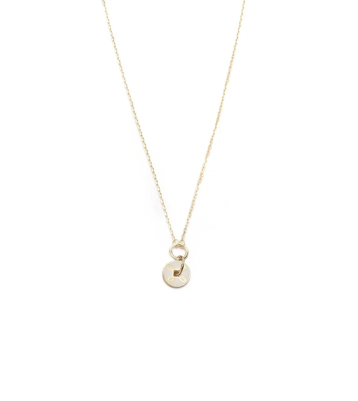 Limited Stock On Premium Jewelry At Low Prices True Love Knot : Symbol Champleve Enamel Disk Drop Necklace
