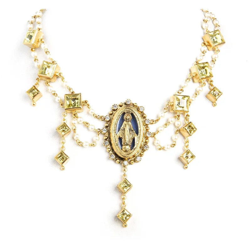Upgrade Your Jewelry Collection For Less Virgins Saints and Angels Milagrosa Collar