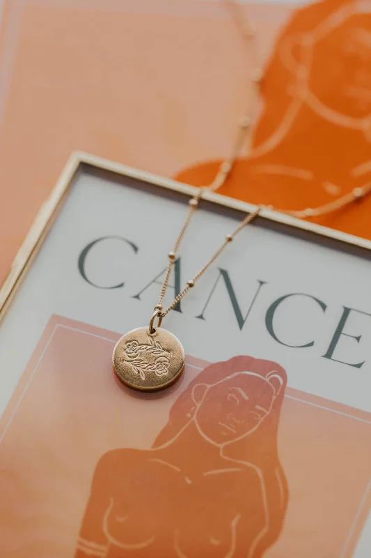 Sparkle More For Less – Jewelry Sale Happening Now Cancer In Bloom Necklace