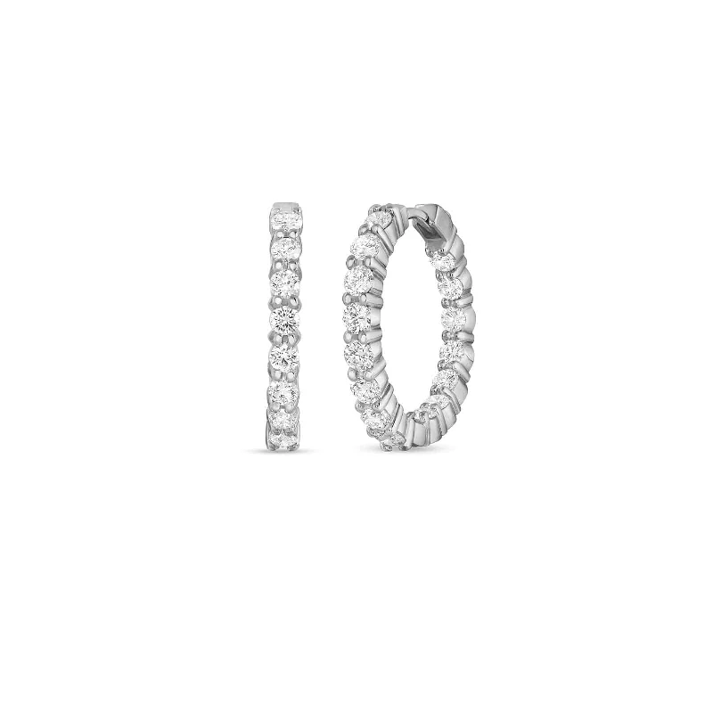 Limited-Time Offer On Elegant Jewelry Pieces Small Diamond Inside-Outside Hoops