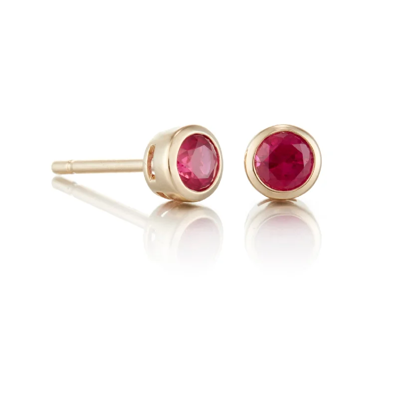 Limited-Time Jewelry Sale – Elegant Styles At Less Mini Dot Earrings in Rubies