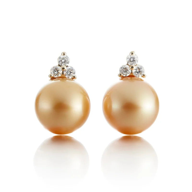 Exclusive Jewelry Sale – Limited-Time Discounts Madison Earrings in Golden South Sea Pearls & Diamonds Exclusive Jewelry Sale – Limited-Time Discounts Madison Earrings in Golden South Sea Pearls & Diamonds