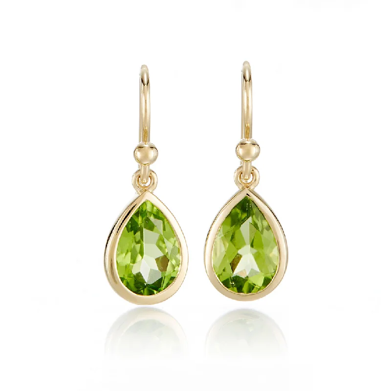 Limited-Stock Jewelry Clearance – Grab Your Favorites Now Teardrop Earrings in Peridot