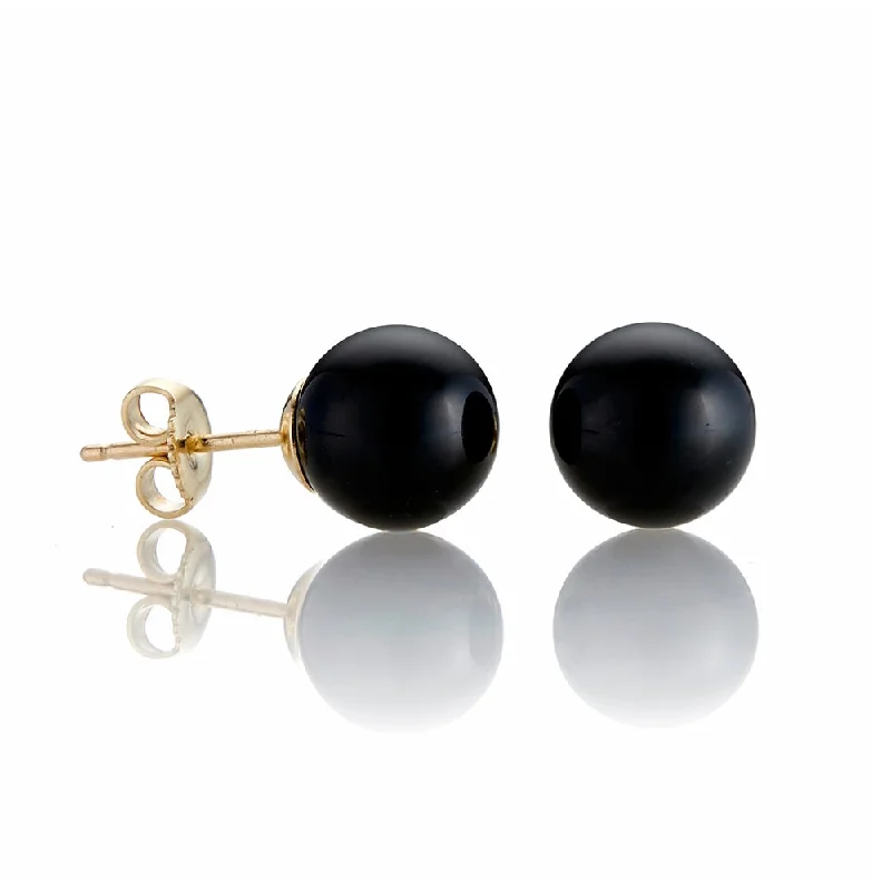 Clearance Sale On High-End Jewelry Collections Black Jade Bead Earrings