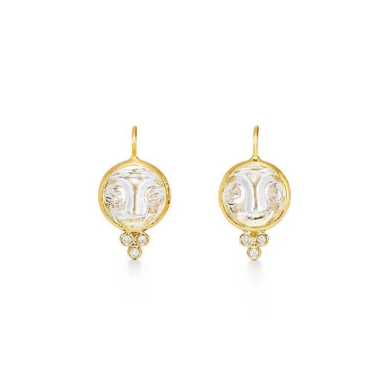 High-Quality Jewelry At A Fraction Of The Cost 18K Moonface Earrings