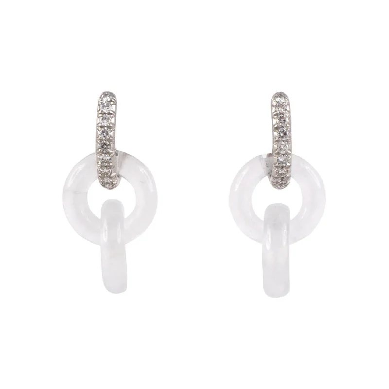 Eco-Friendly Sustainable Jewelry For Conscious Buyers Carvin French Diamond & Crystal Earrings