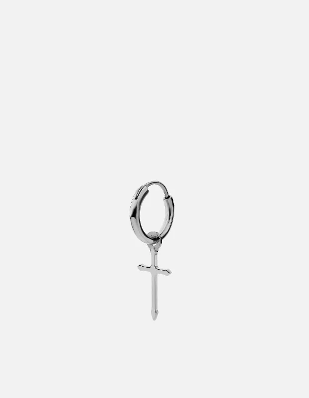 Bestselling Jewelry At Special Promotional Rates Crux Huggie Earring, Sterling Silver