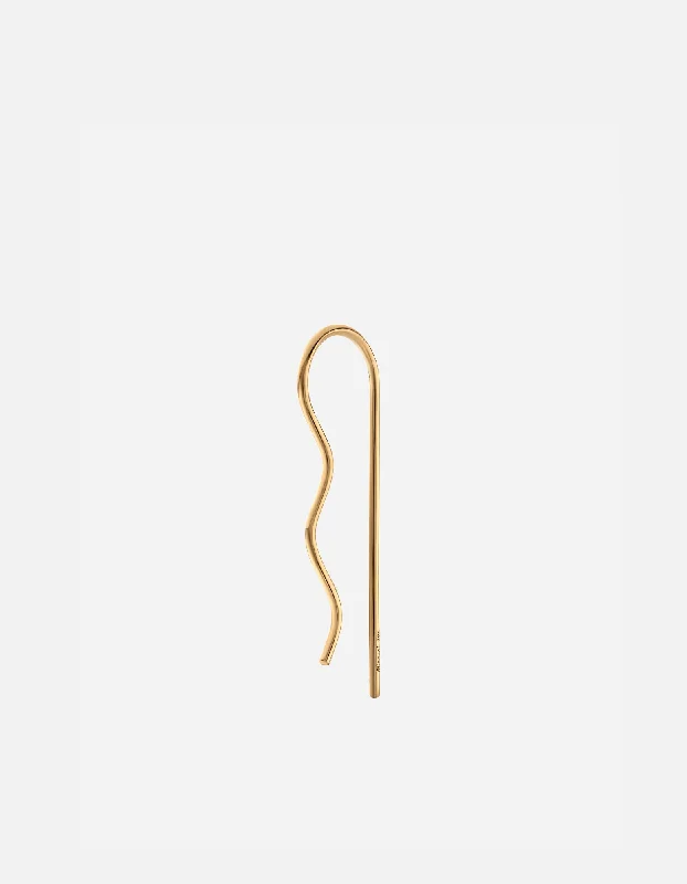 Flash Sale On Stunning Jewelry – Don't Miss Out Curve Threader Earring, Gold Vermeil