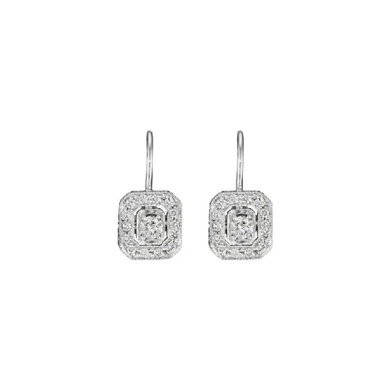 Grab Your Dream Jewelry At The Lowest Prices Classic Emerald Shape Earrings