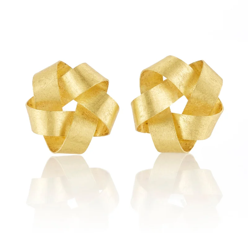Sparkle For Less – Shop Our Limited-Time Jewelry Deals Gold Ribbon Earrings