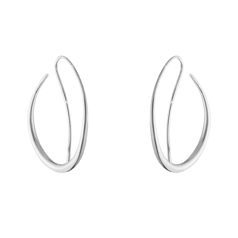 Romantic Heart-Shaped Jewelry For Special Gifts Offspring Double Hoop Earrings