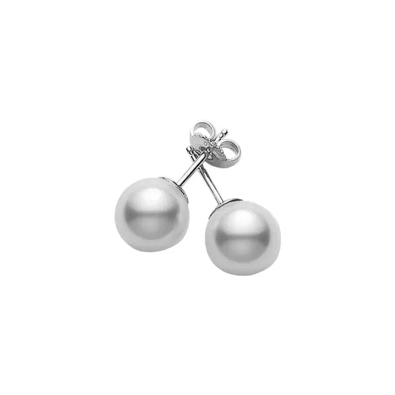 Best-Selling Jewelry Now Available At Special Deals Akoya Cultured Pearl Everyday Essentials Studs (AA 6.5-5mm)