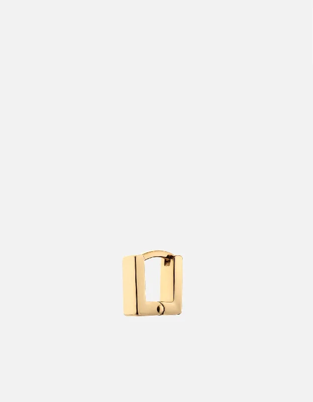 Limited-Stock Jewelry Sale – Once It's Gone, It's Gone Scatola Huggie Earrings, Gold Vermeil