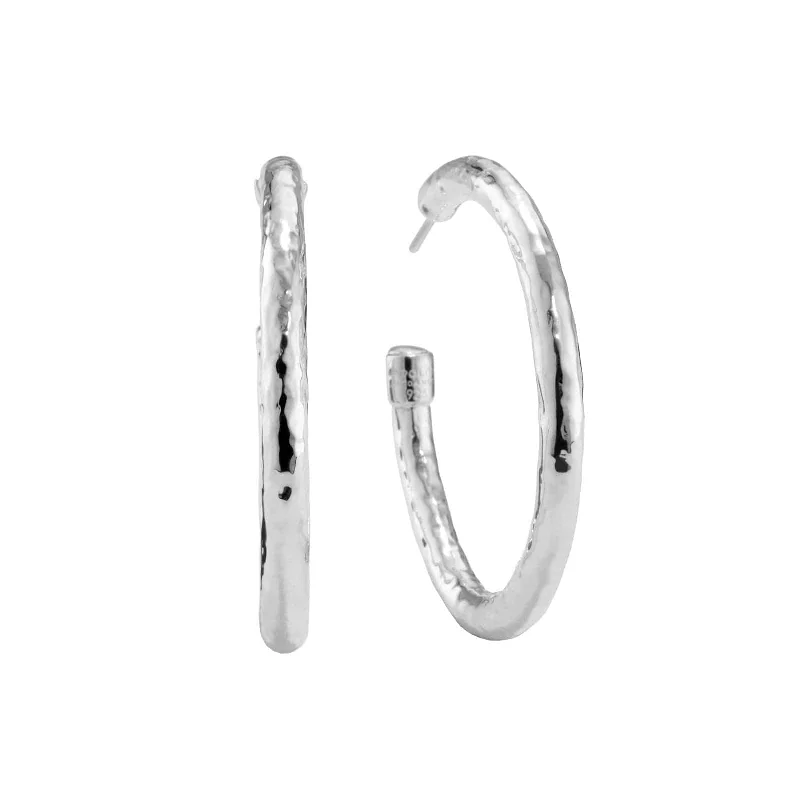 Limited-Stock Jewelry Clearance – Grab Your Favorites Now Medium Hammered Hoops