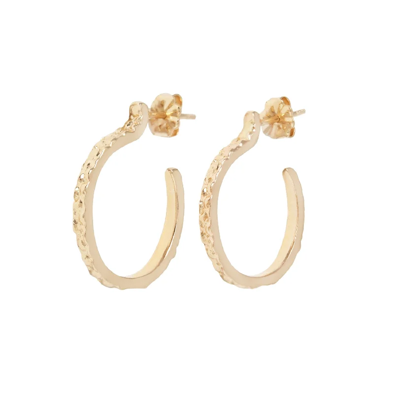 Make Your Outfit Shine With Discounted Jewelry Small Gold Stingray Hoops