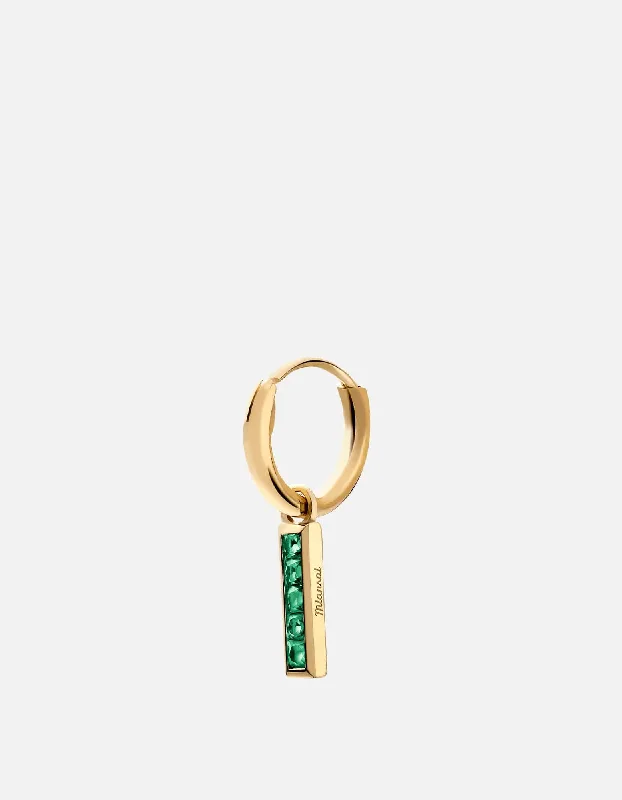 Exclusive Jewelry Offers – Sparkle For Less Totem Agate Huggie Earring, Gold Vermeil