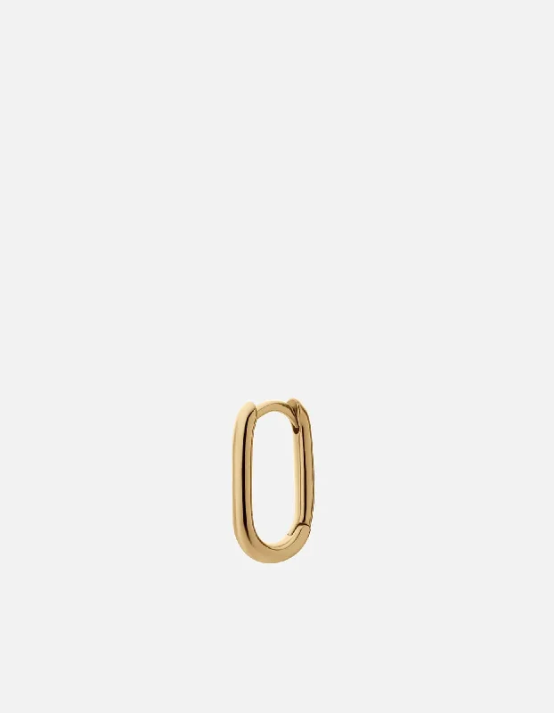 Grab Your Favorite Jewelry At The Lowest Prices Zion Huggie Earring, Gold Vermeil