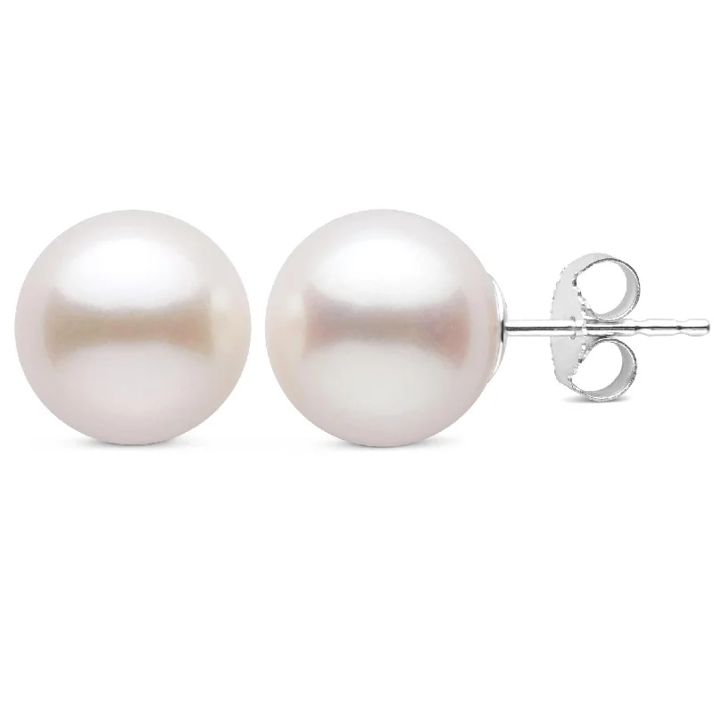 Affordable Luxury Jewelry For Every Occasion 10.0-11.0 mm White Freshadama Freshwater Pearl Stud Earrings