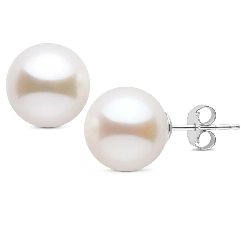 Exclusive Jewelry Discounts – Shop Now For Savings 10.0-11.0 mm AAA White Freshwater Pearl Stud Earrings