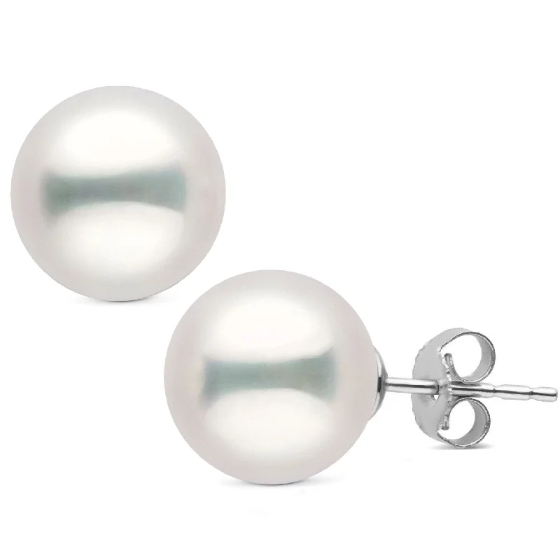 Flash Sale On Exquisite Jewelry – Don't Miss Out 11.0-12.0 mm White Edison Freshwater Pearl Stud Earrings