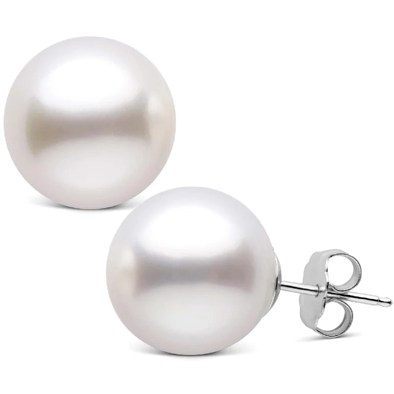The Ultimate Jewelry Sale – Shop Premium Styles 13.0-14.0 mm AAA White South Sea Pearl Stud Earrings