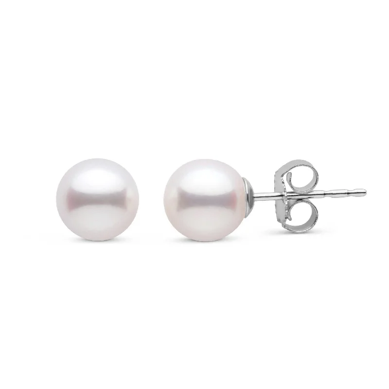 Huge Savings On Timeless Jewelry Collections 6.5-7.0 mm White Freshadama Freshwater Pearl Stud Earrings