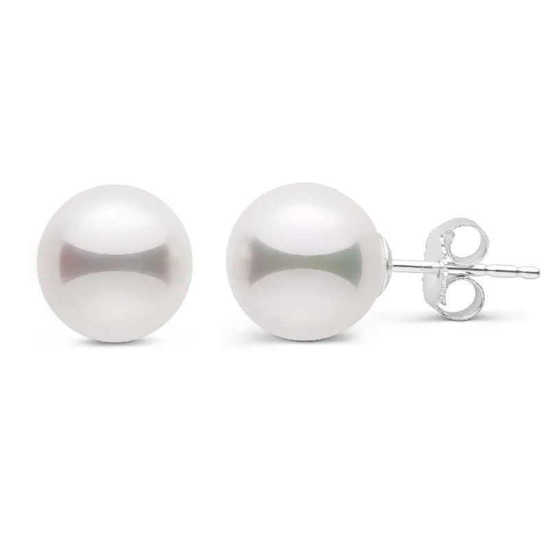 Huge Savings On Timeless Jewelry Collections 8.0-8.5 mm White Akoya AAA Pearl Stud Earrings