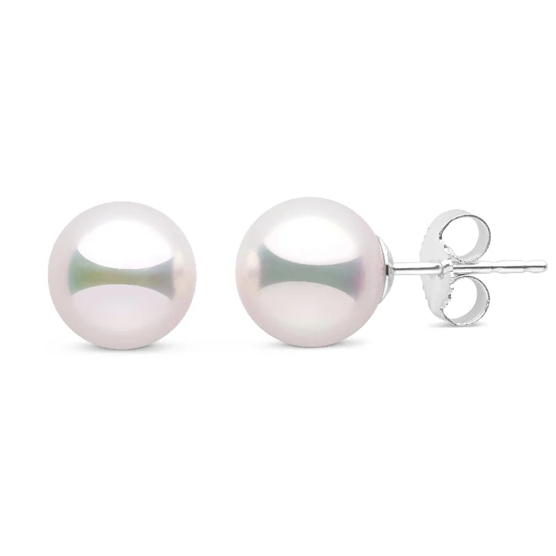 Shop Trending Jewelry With Exclusive Savings 8.0-8.5 mm White Hanadama Pearl Stud Earrings