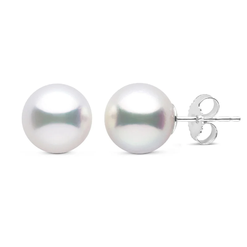 Upgrade Your Jewelry Collection For Less 8.0-9.0 mm White South Sea Pearl Stud Earrings