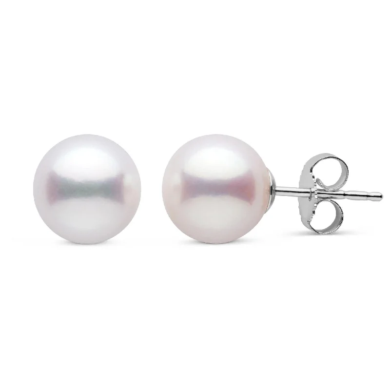 Limited-Stock Jewelry Sale – Once It's Gone, It's Gone 8.5-9.0 mm White Freshadama Freshwater Pearl Stud Earrings