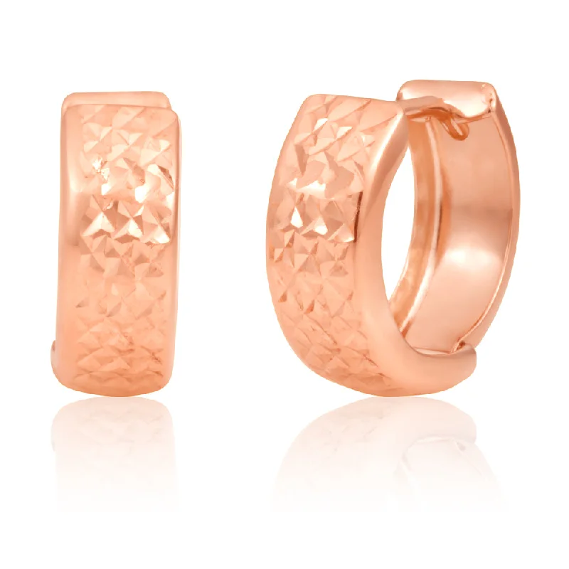 Once-A-Year Jewelry Deals – Shop Before They’Re Gone 9ct Rose Gold 10mm Huggie Earrings