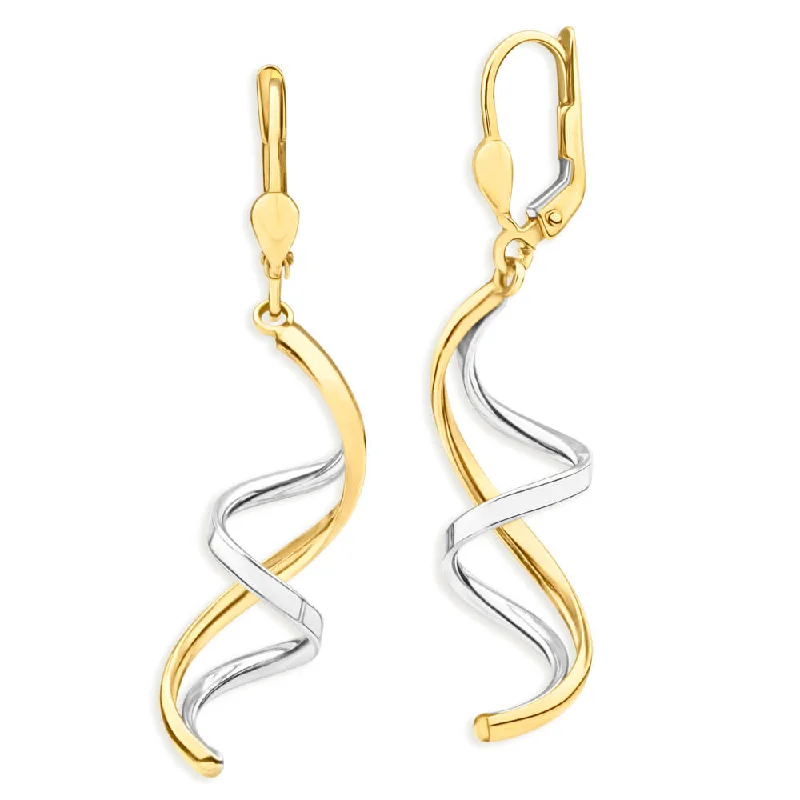 Buy More, Save More – Special Jewelry Discounts 9ct Yellow Gold & White Gold Drop Earrings