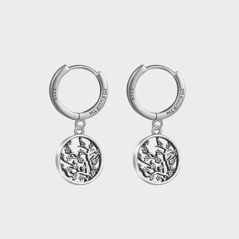 Waterproof Stainless Steel Jewelry For Lasting Beauty Almond Blossom - Earrings