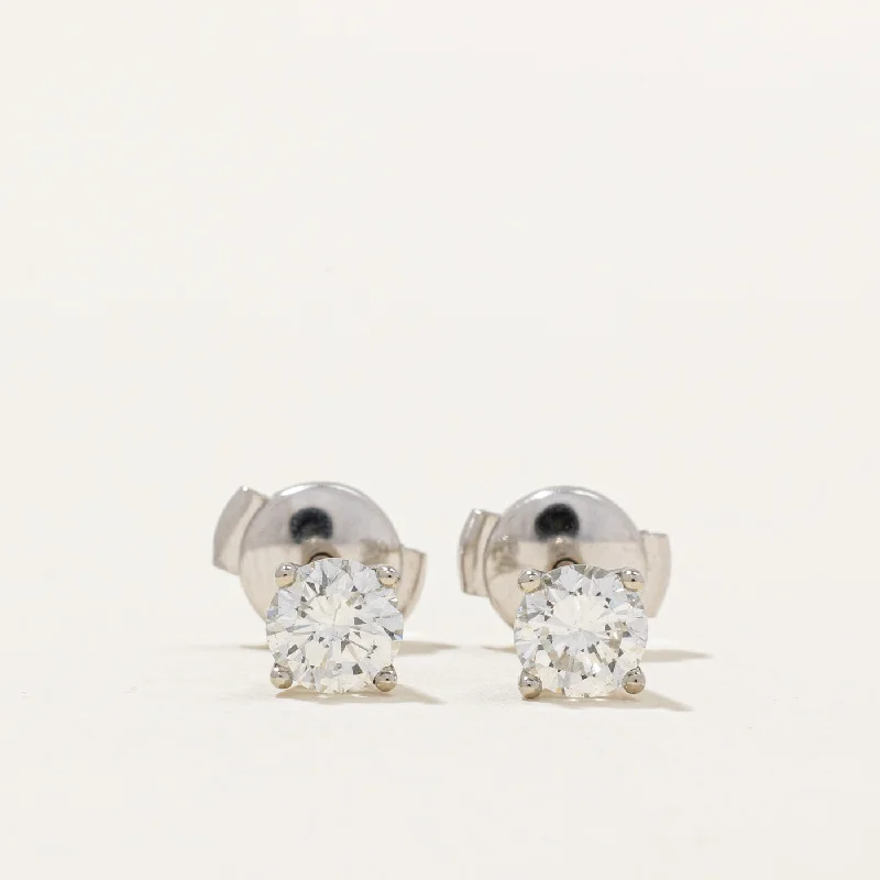 Get The Best Deals On Timeless Jewelry Pieces '100 Ways' GIA Certified Diamond Stud Earrings | 0.83ctw VS1/VS2 G |