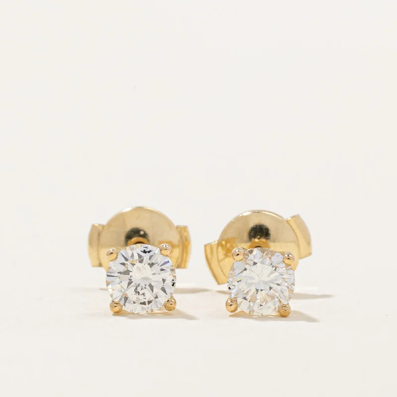 Luxury Jewelry Now At Special Promotional Rates '100 Ways' GIA Certified Diamond Stud Earrings | 0.83ctw SI1 G/H |