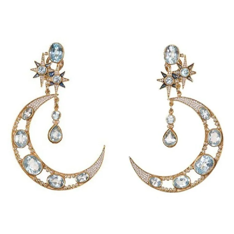 Exclusive Jewelry Sale – Sparkle For Less Blue Topaz Earrings