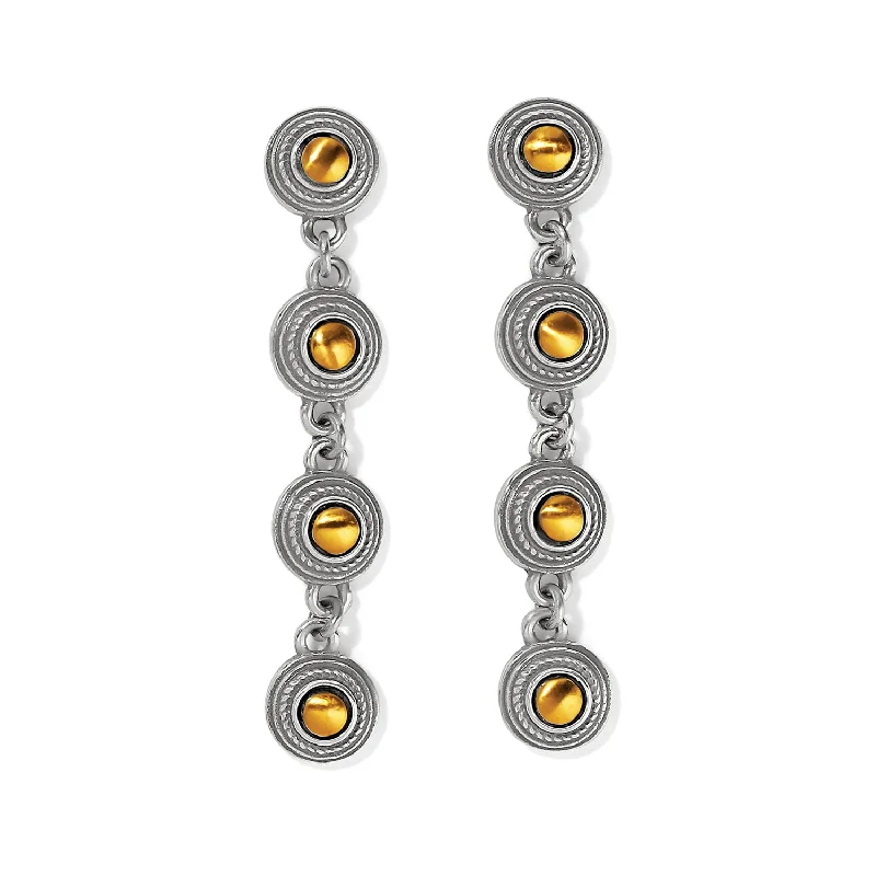 Bohemian-Inspired Jewelry For Free-Spirited Fashion Brighton Monete Link Post Drop Earrings
