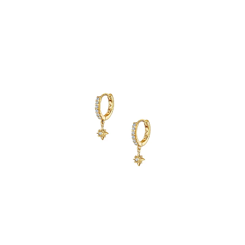 Your Dream Jewelry At Dream Prices – Shop Now Gold Cosmic Star Glitter Hoops