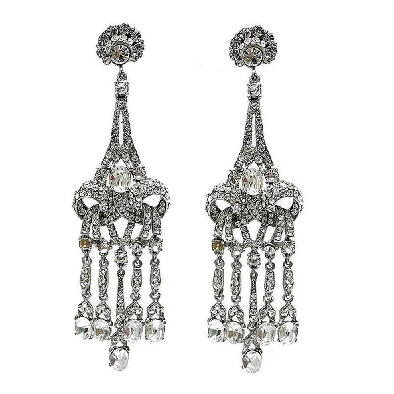 Trending Jewelry Styles Now At Limited-Time Discounts Crystal Chandelier Clip Earring